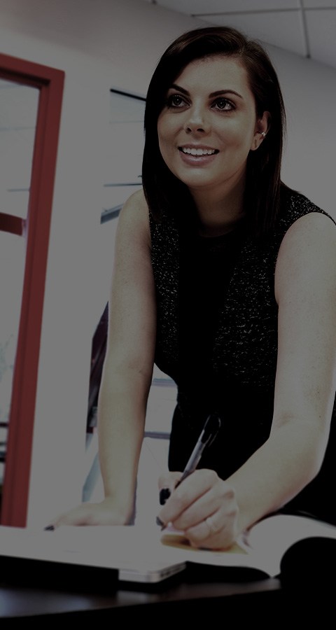 smiling person