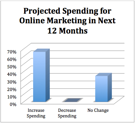 Projected spending chart