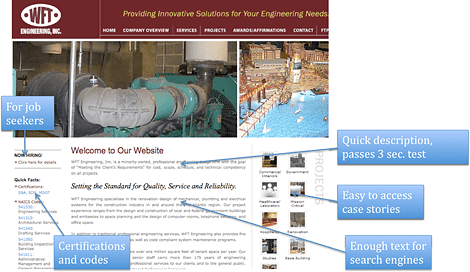 Website features image